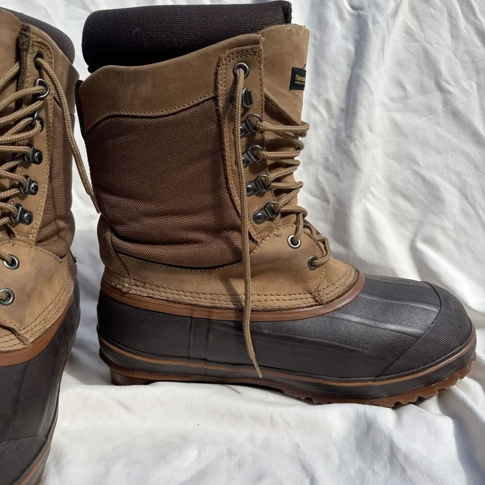 Lacrosse Ice King Leather Winter Snow Ice Fishing Hunting Boots - Men's 11